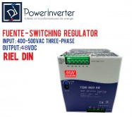 FUENTE DE PODER - SWITCHING POWER 380VAC /48VDC 20A (960W)